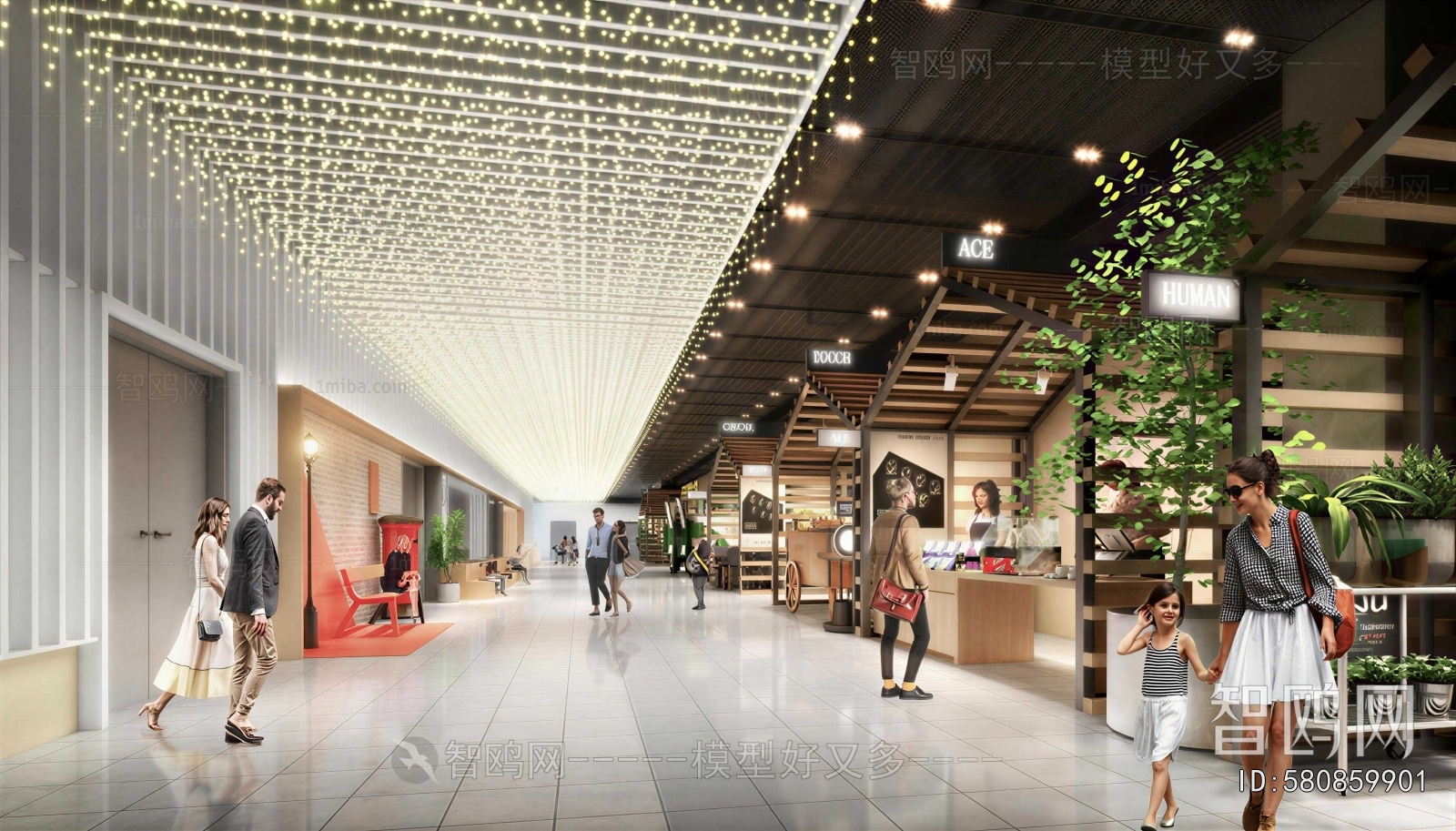 Modern Shopping Mall
