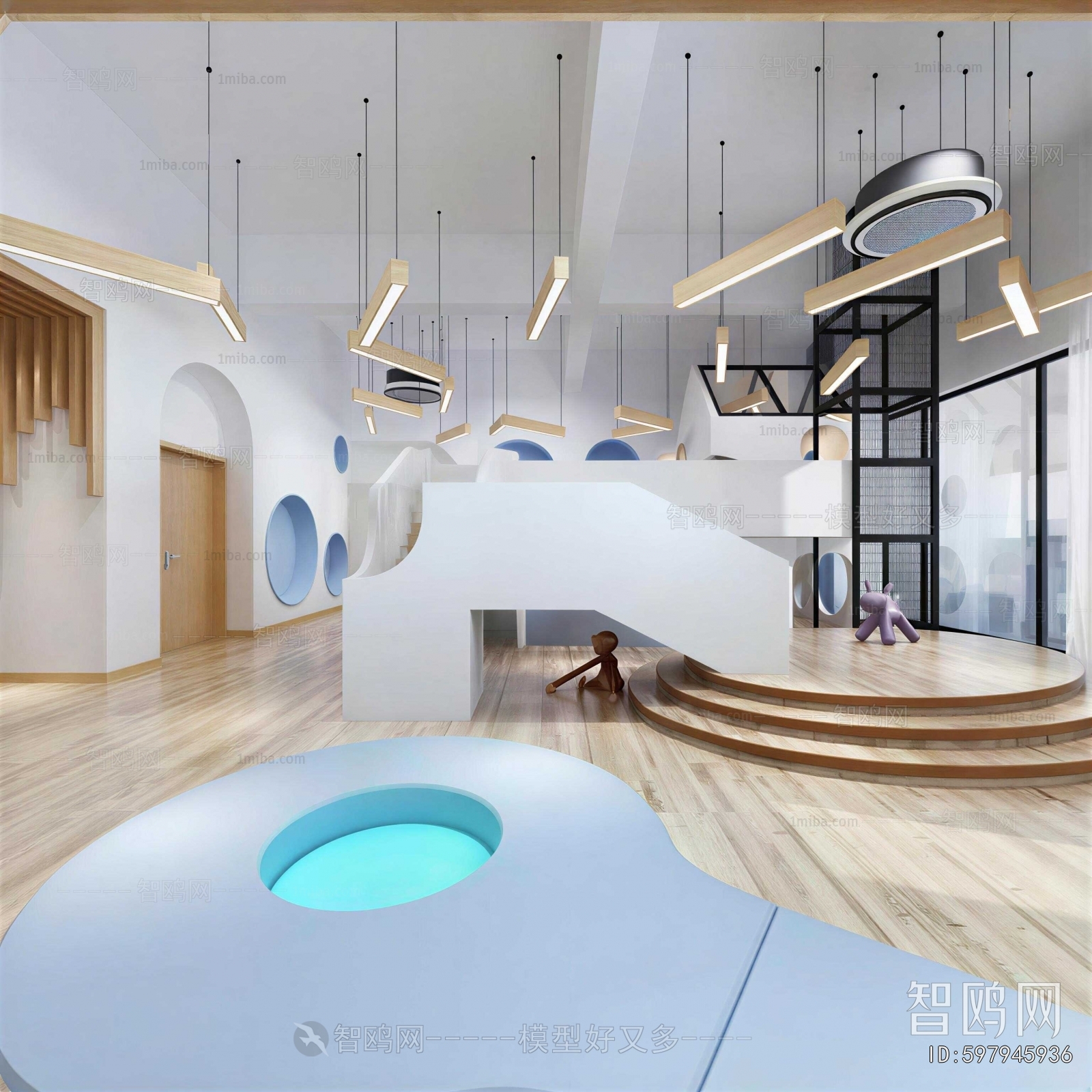 Modern Children's Playroom