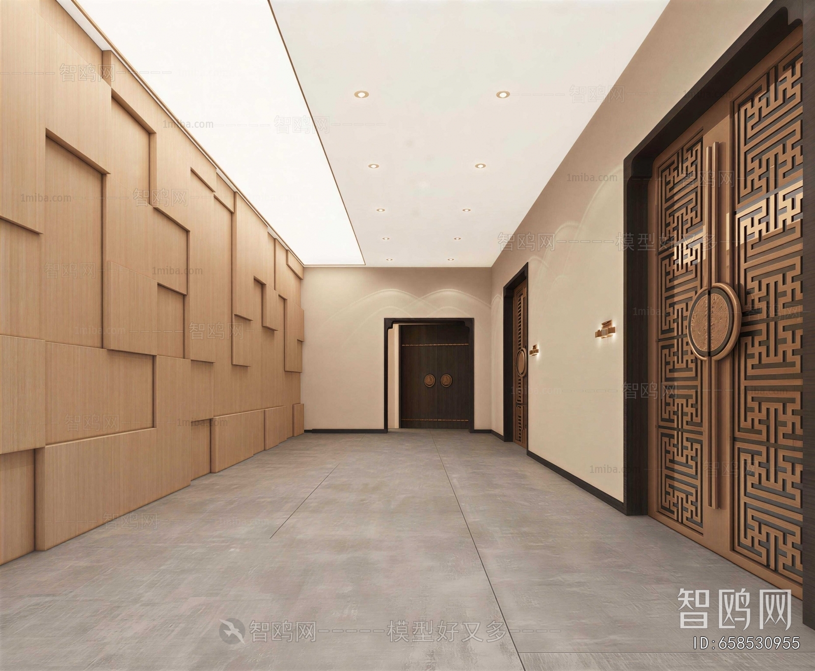 New Chinese Style Hallway