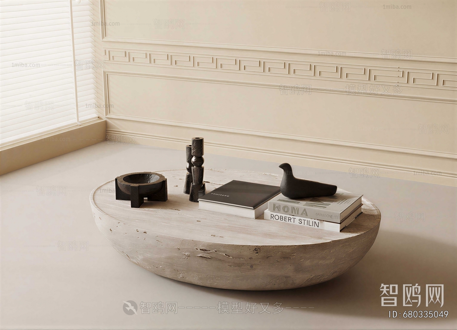 Wabi-sabi Style Coffee Table