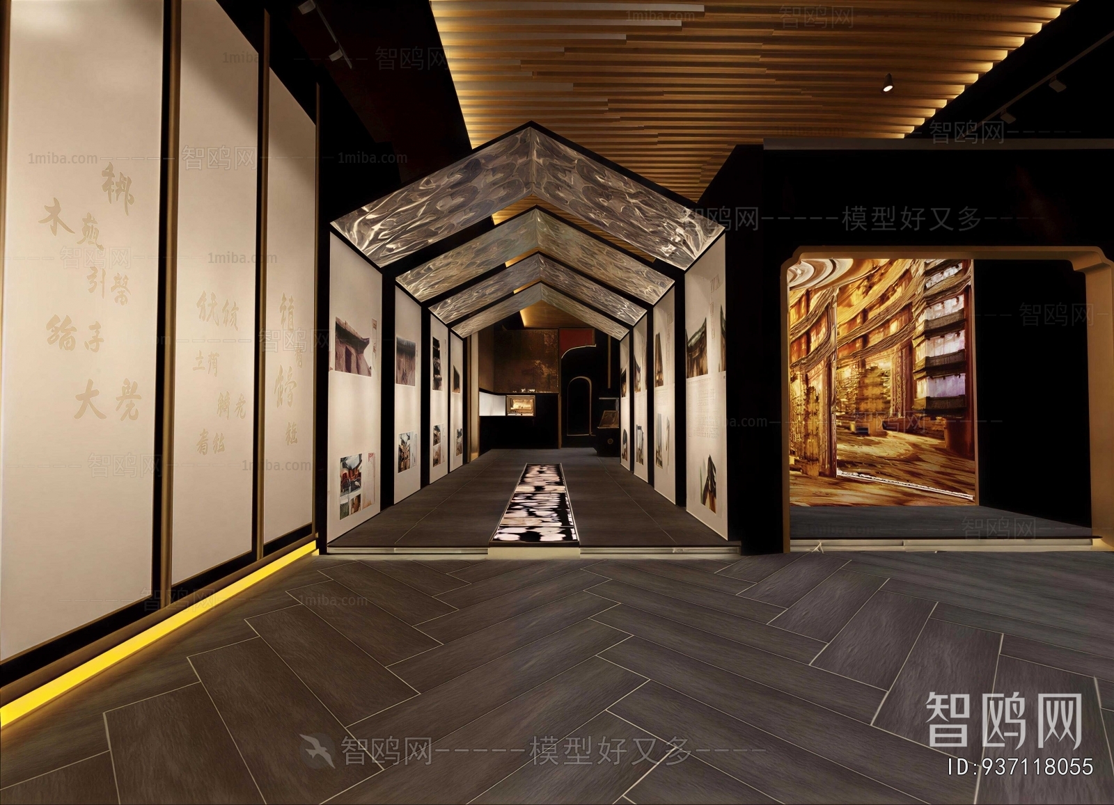 New Chinese Style Exhibition Hall