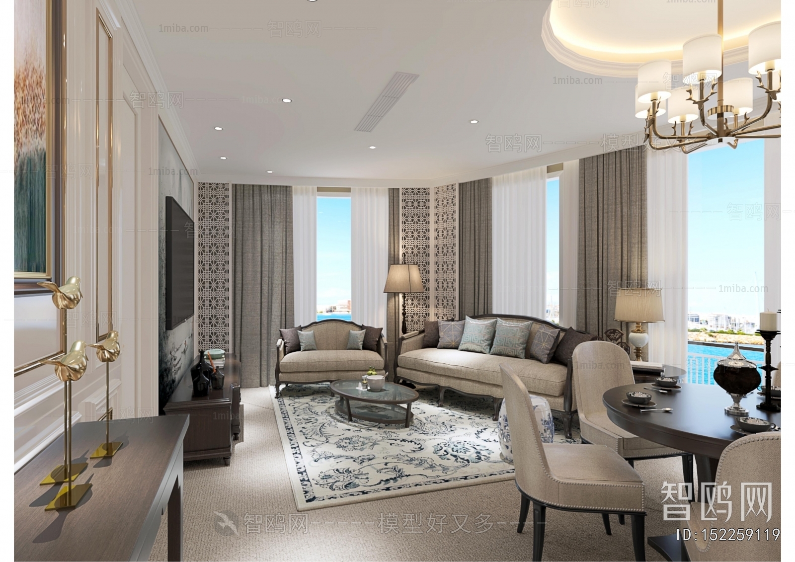 European Style A Living Room