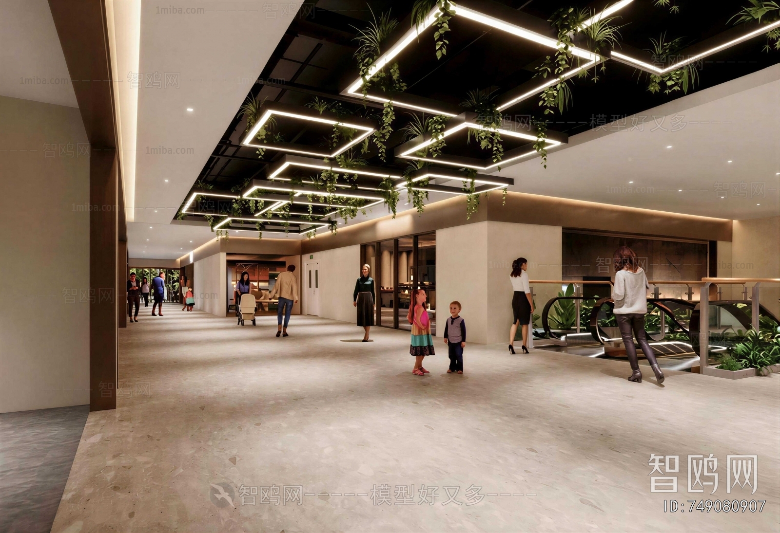 Modern Shopping Mall
