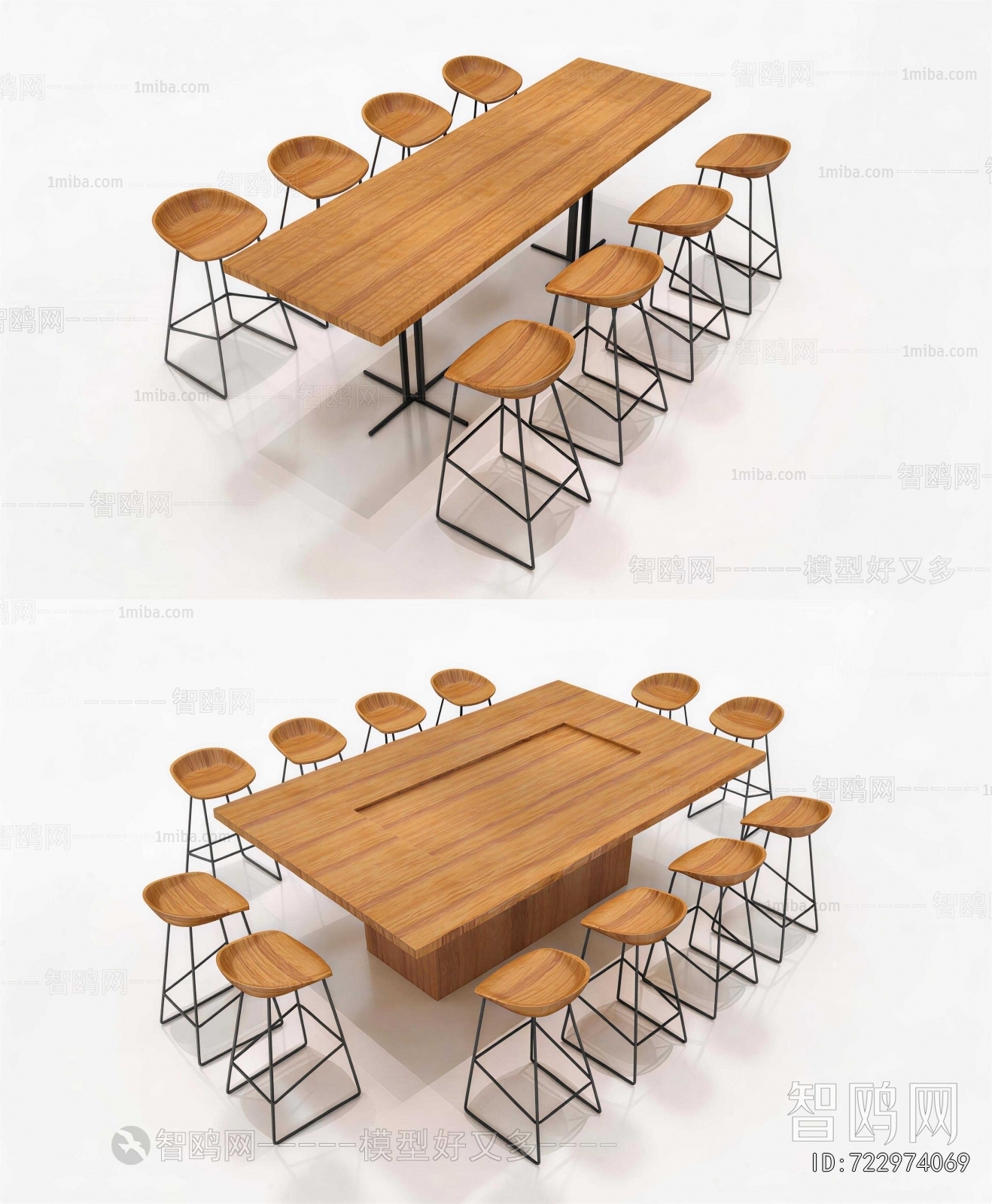 Industrial Style Leisure Table And Chair