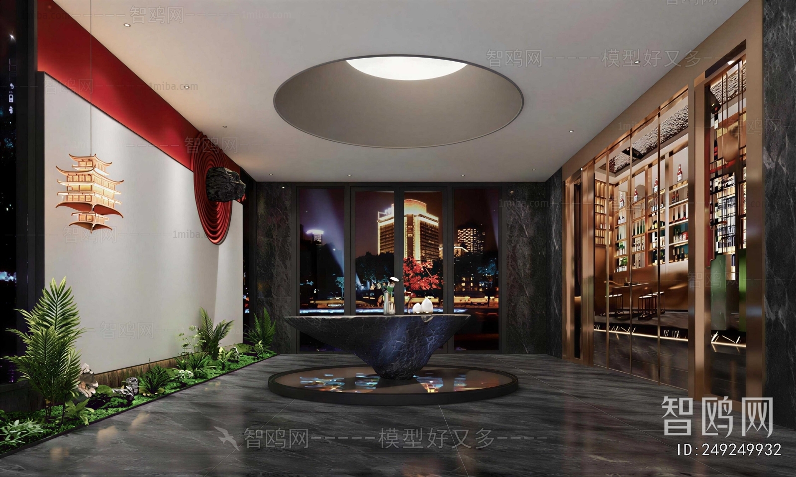 New Chinese Style Club Space