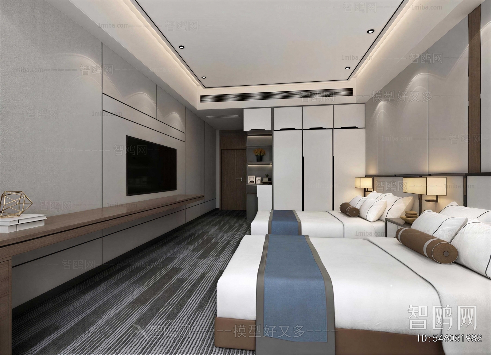 Modern Guest Room
