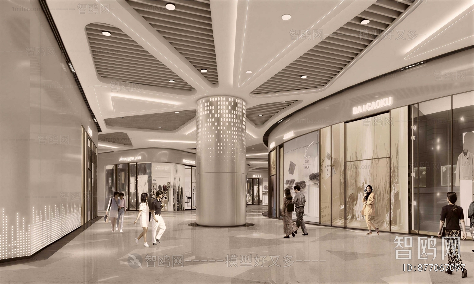 Modern Shopping Mall