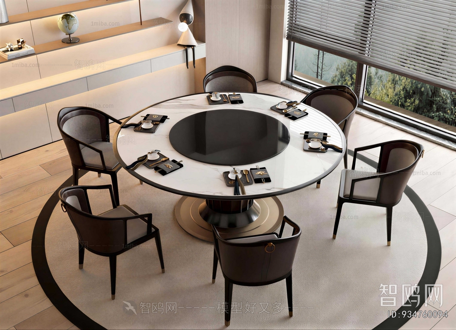 New Chinese Style Dining Table And Chairs