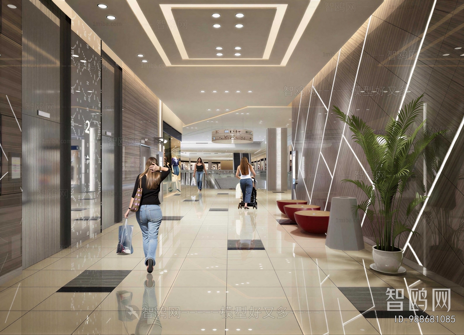 Modern Shopping Mall