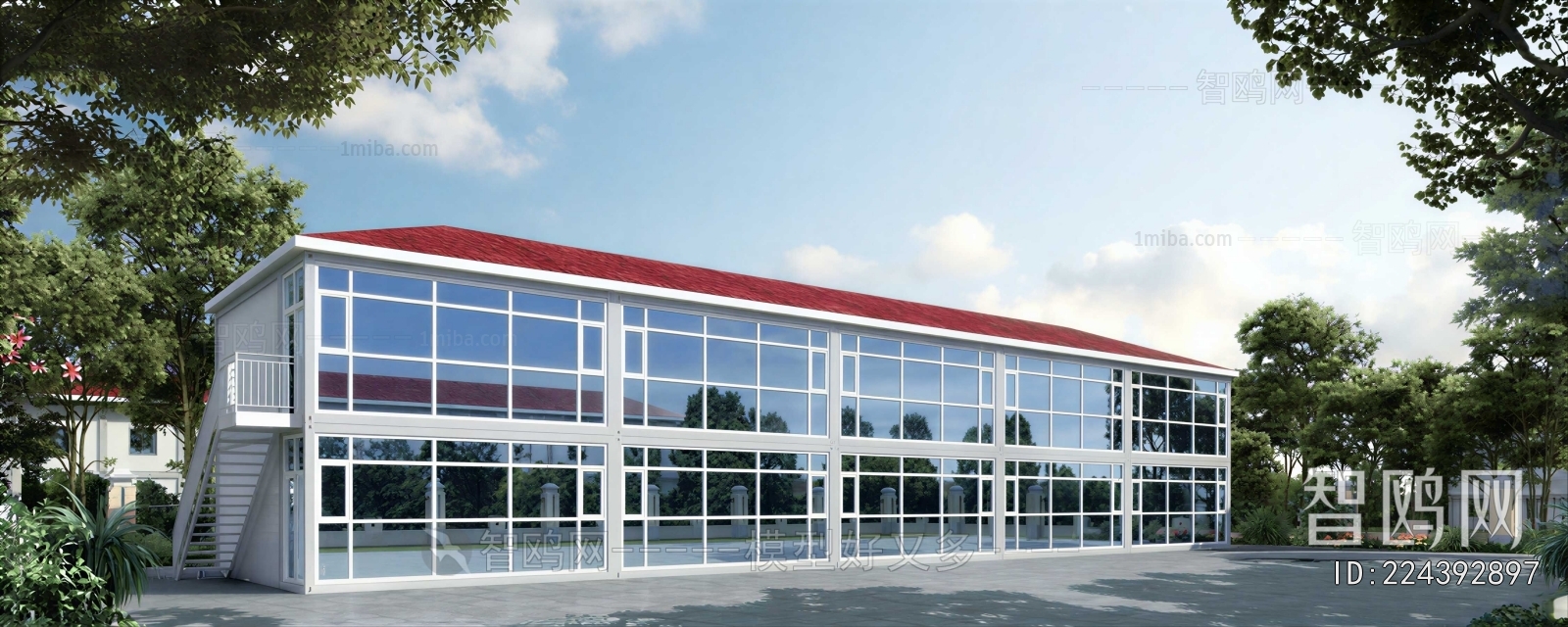 Modern Industrial Building