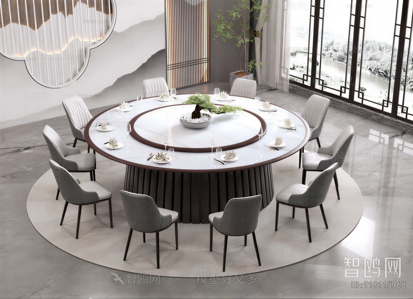 New Chinese Style Dining Table And Chairs