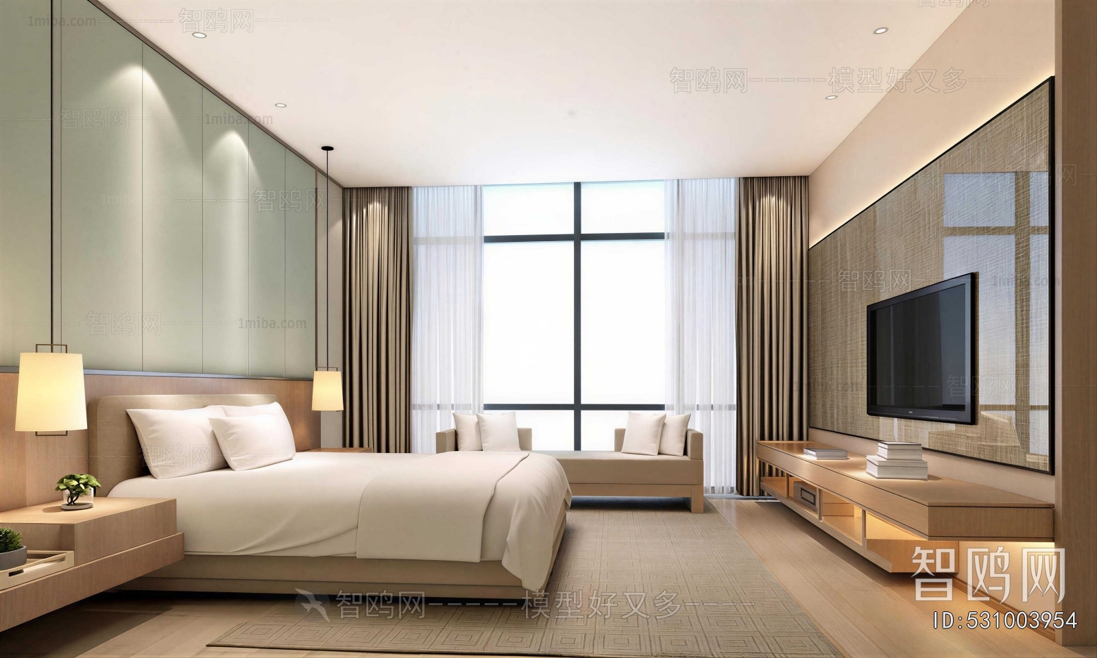 New Chinese Style Guest Room