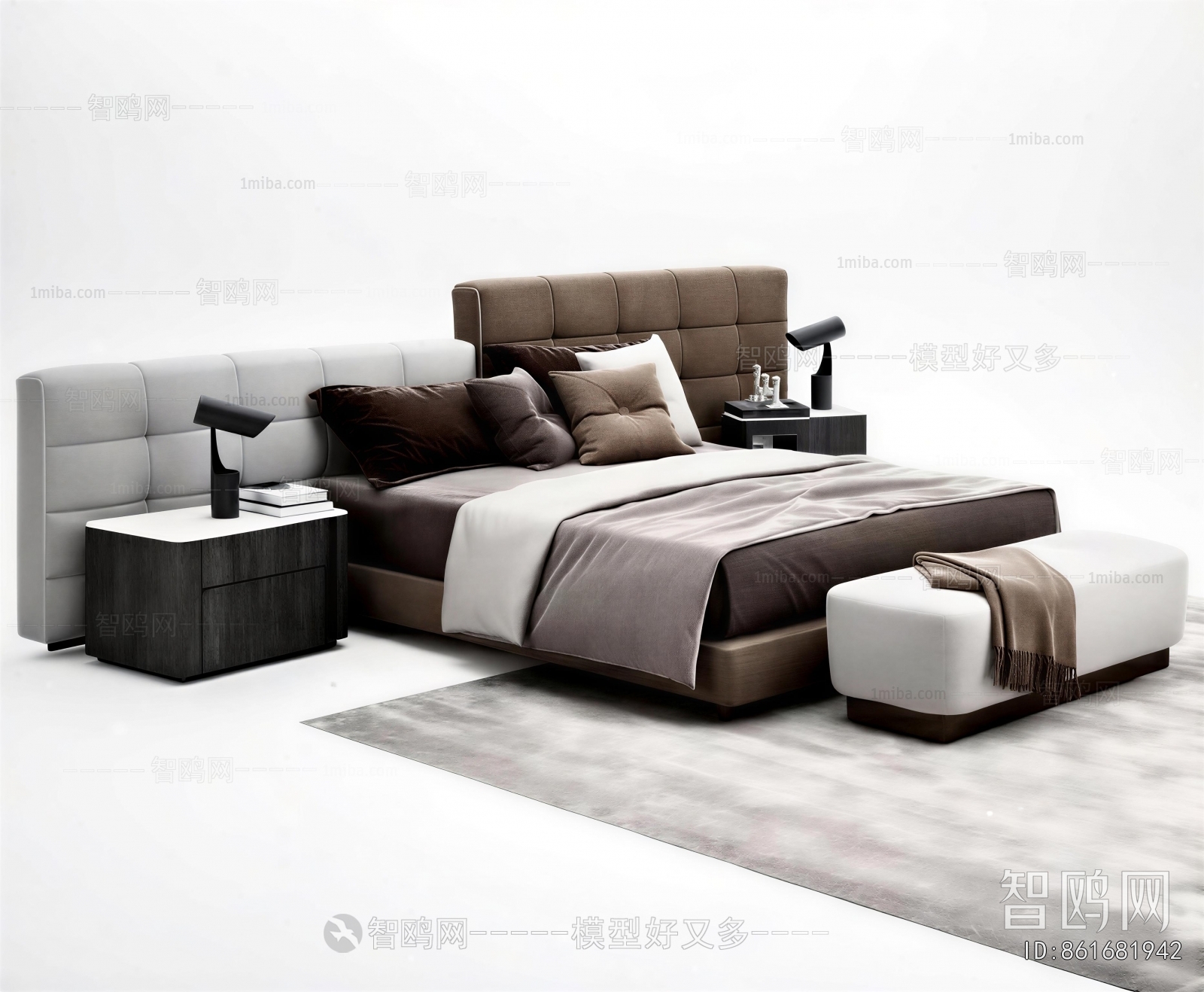 Modern Double Bed