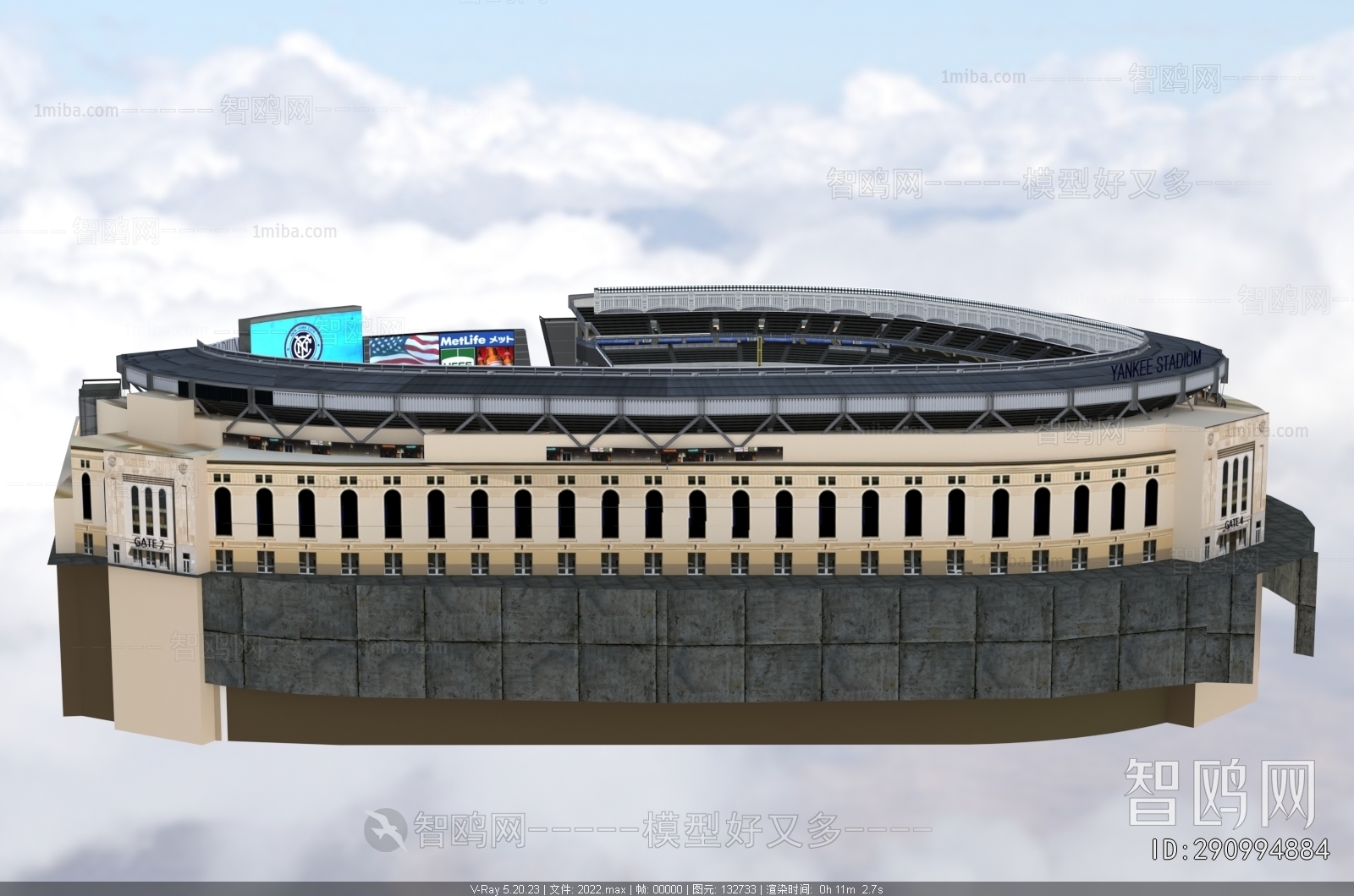 Modern Indoor Stadium