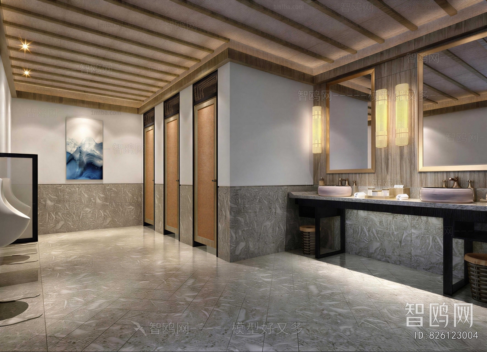 New Chinese Style Public Toilet