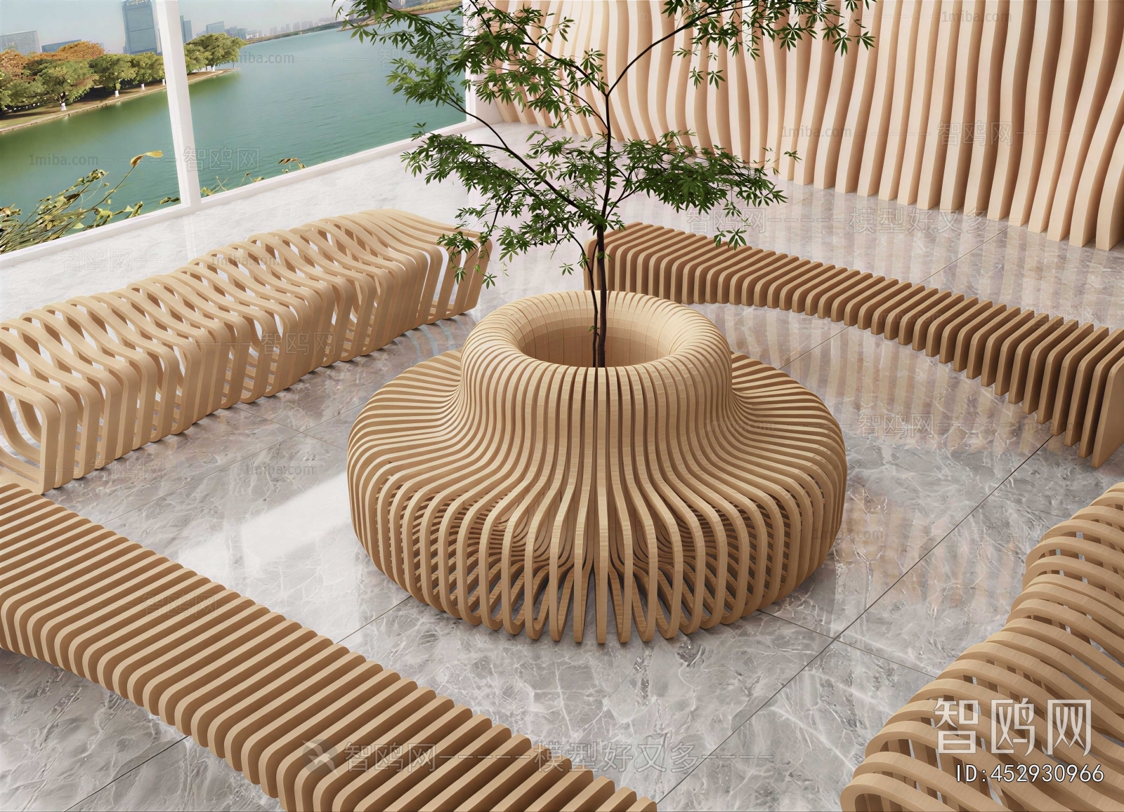 Modern Communal Chair