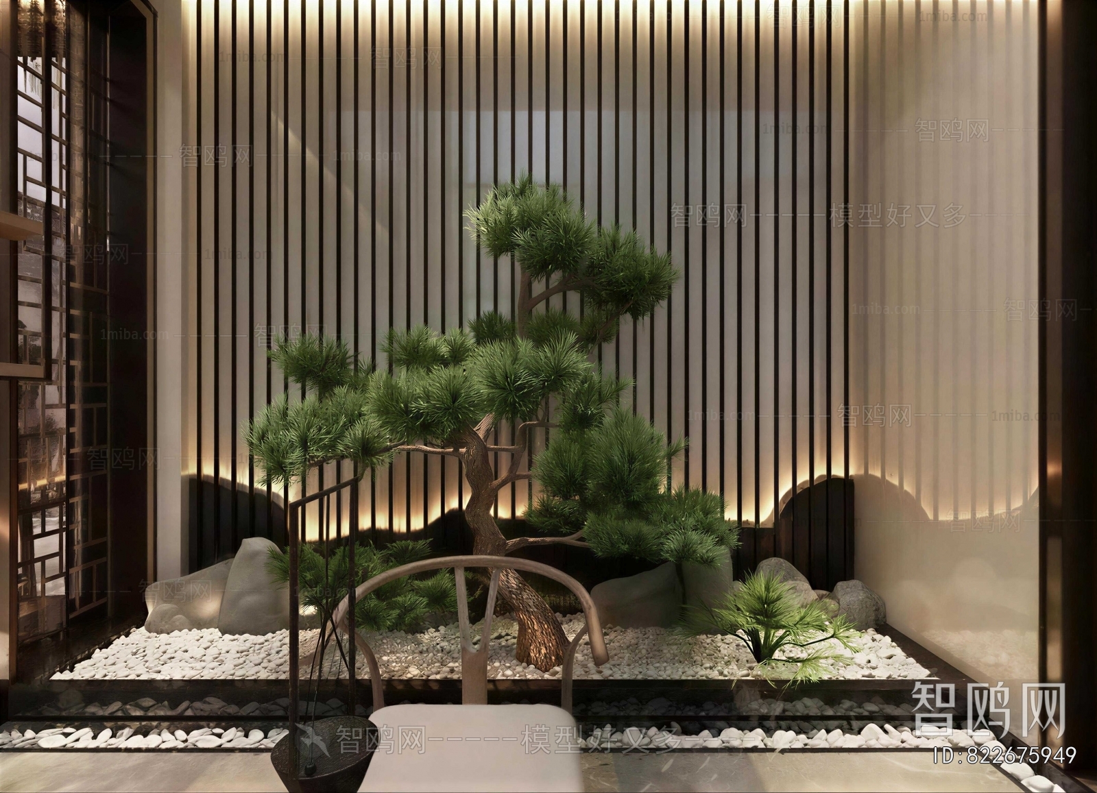 New Chinese Style Plant Landscaping
