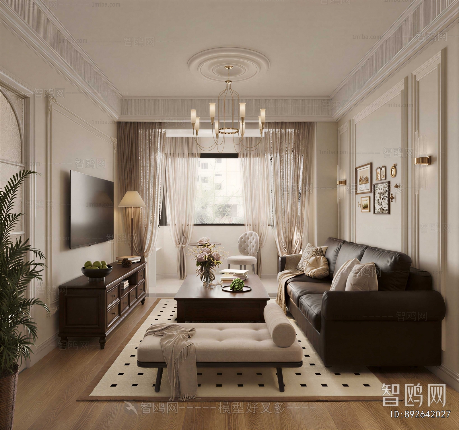 American Style A Living Room