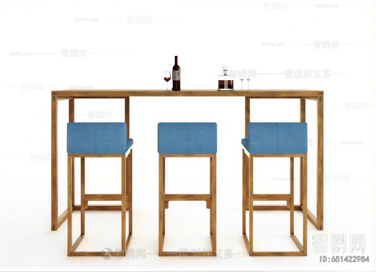 New Chinese Style Bar Chair