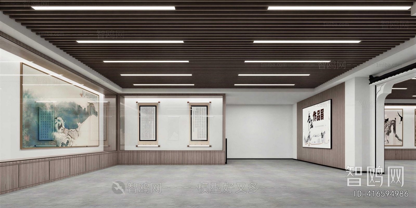 New Chinese Style Exhibition Hall