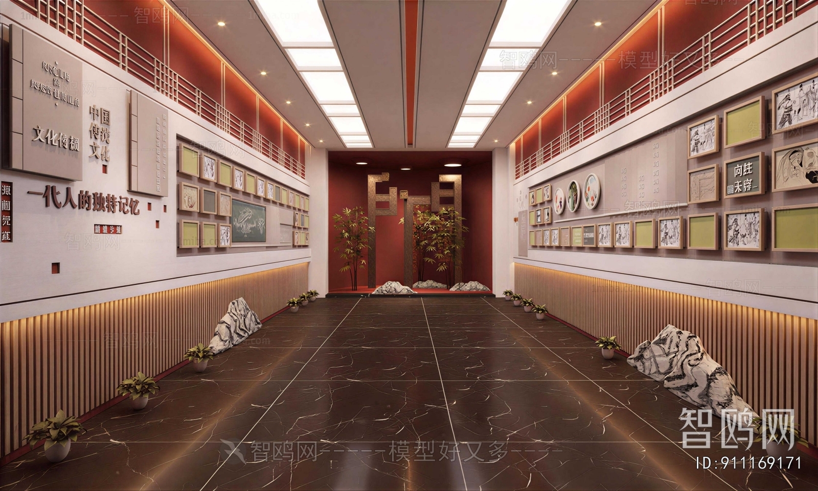 New Chinese Style Exhibition Hall