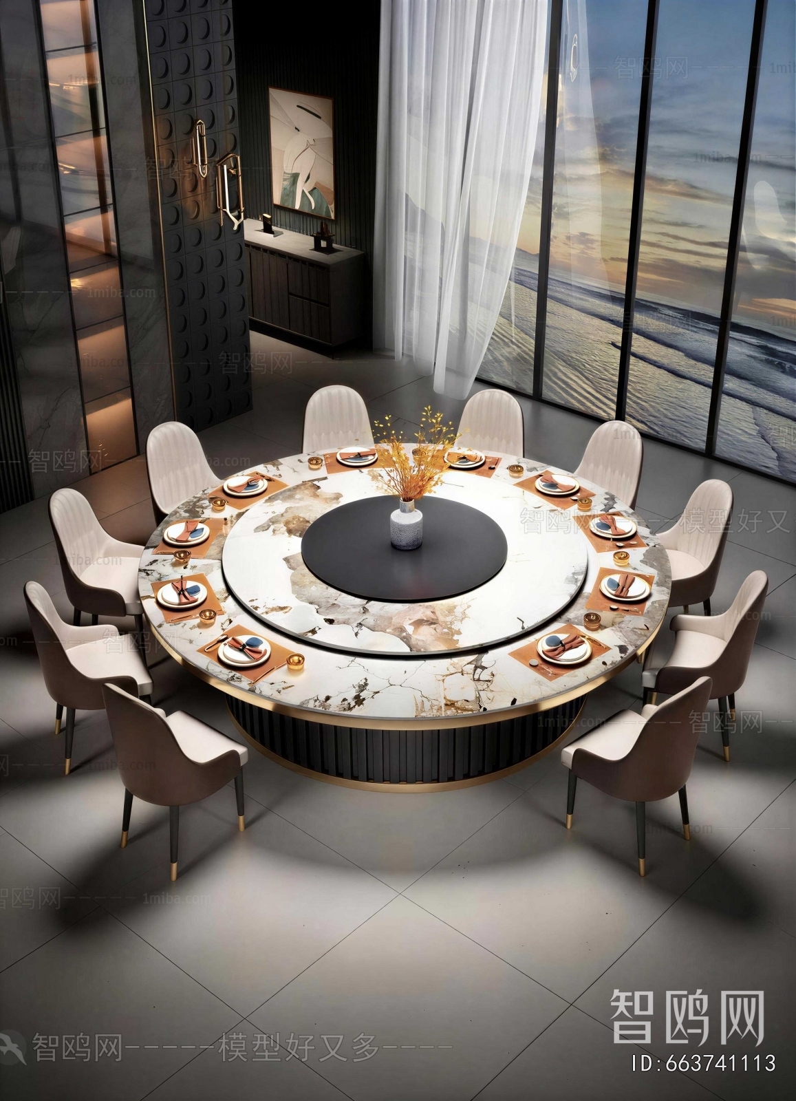 New Chinese Style Dining Table And Chairs