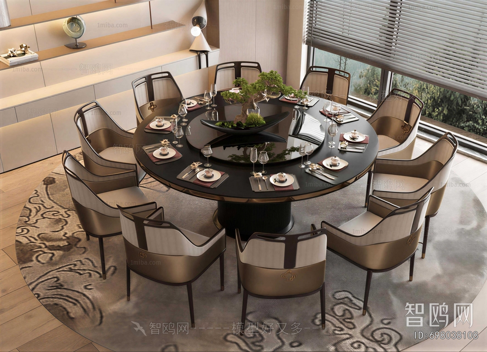 New Chinese Style Dining Table And Chairs