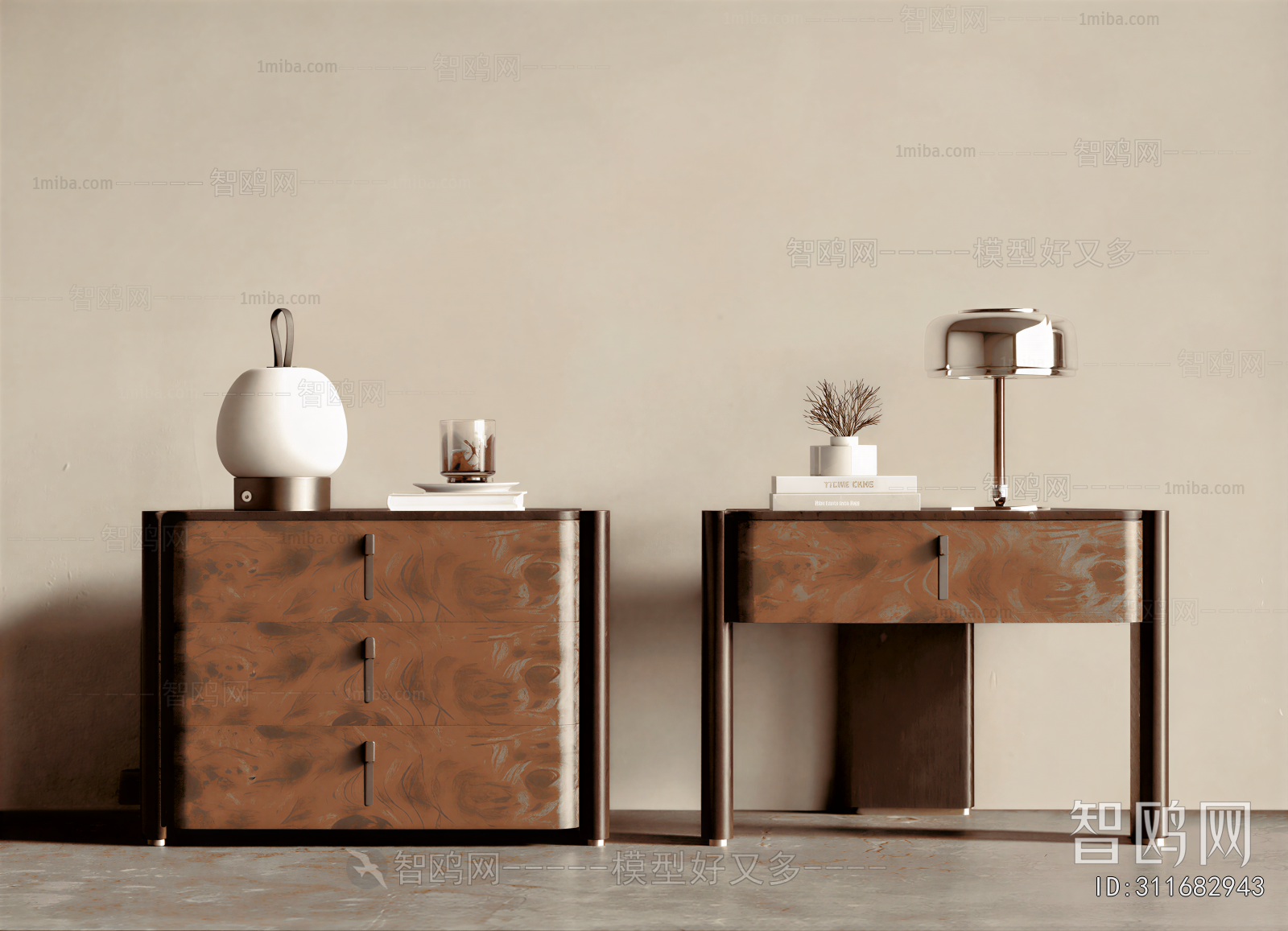 Modern Bedside Cupboard