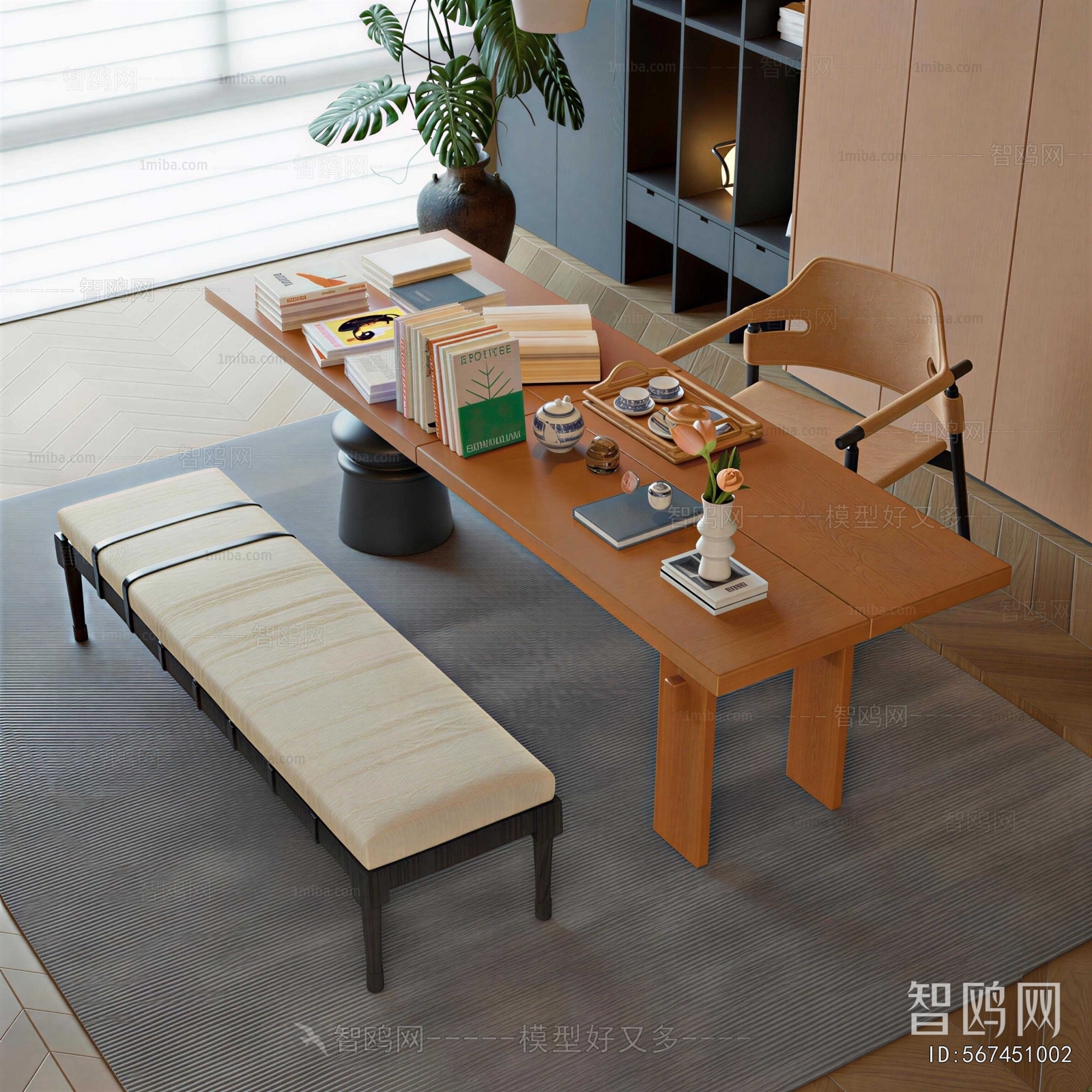 Modern Computer Desk And Chair