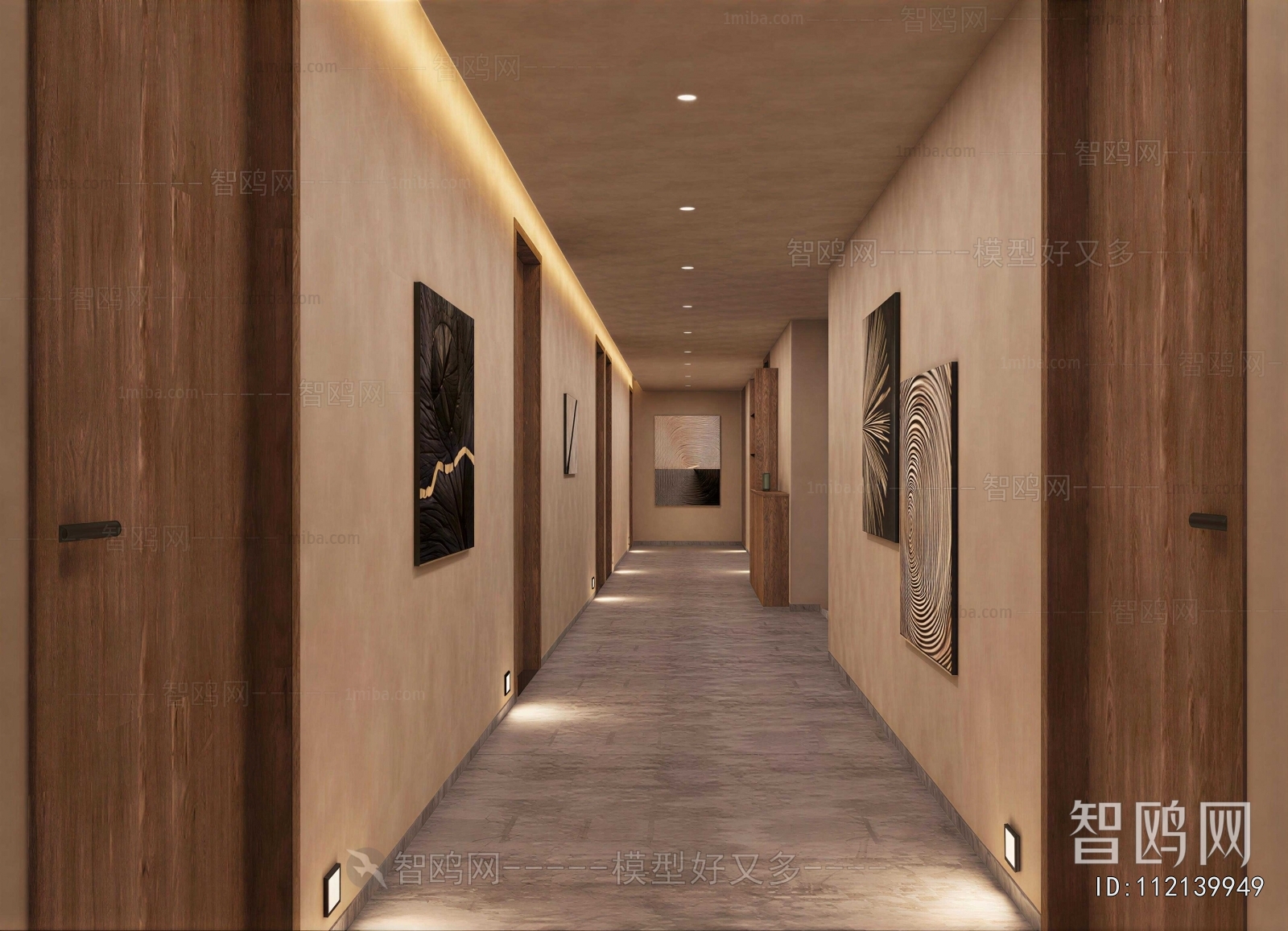 Wabi-sabi Style Corridor