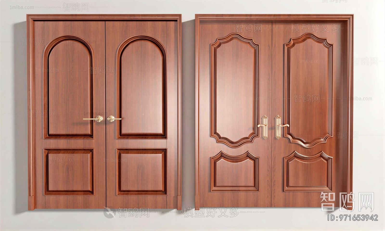 Modern Double Door