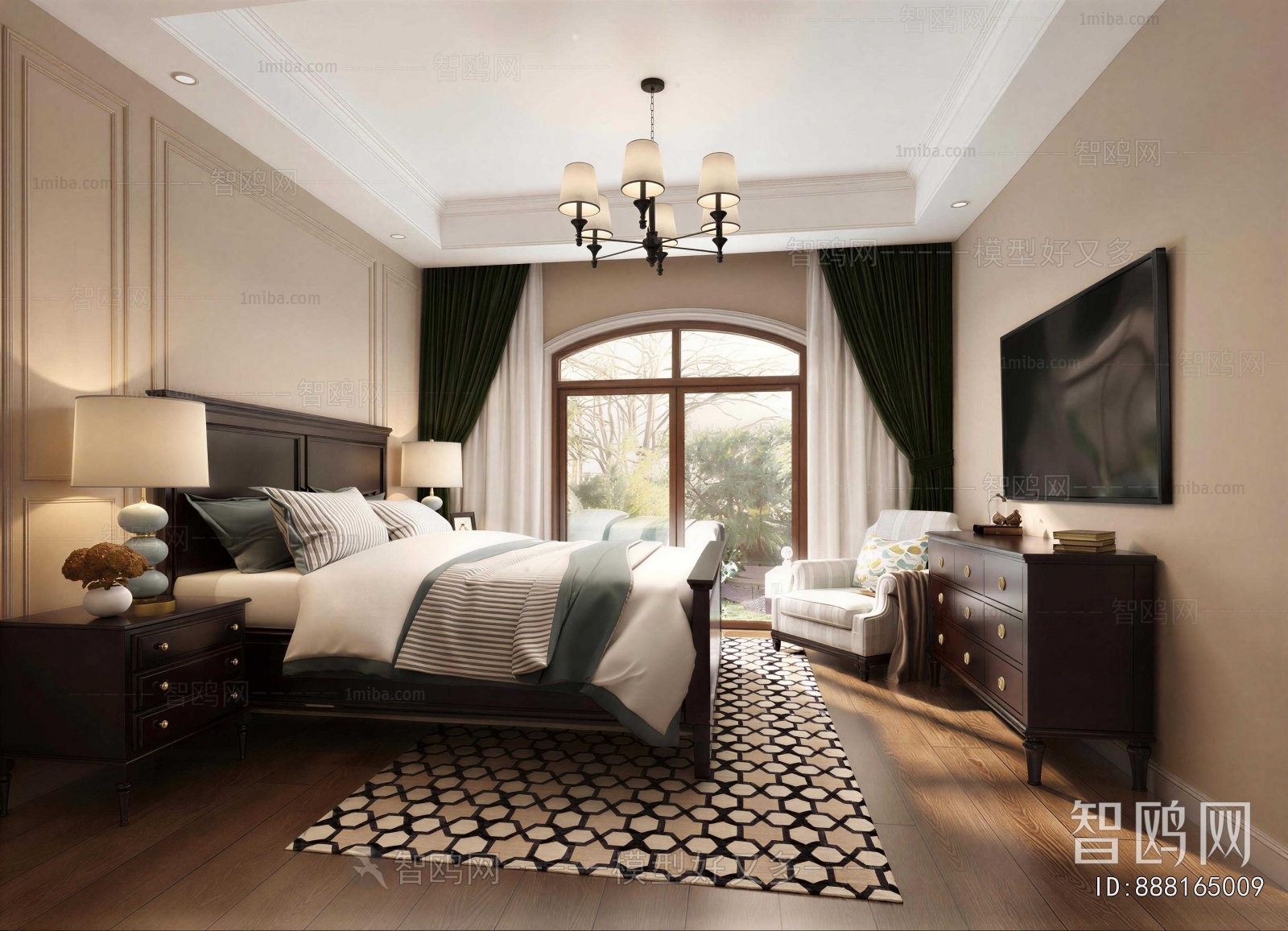 American Style Bedroom