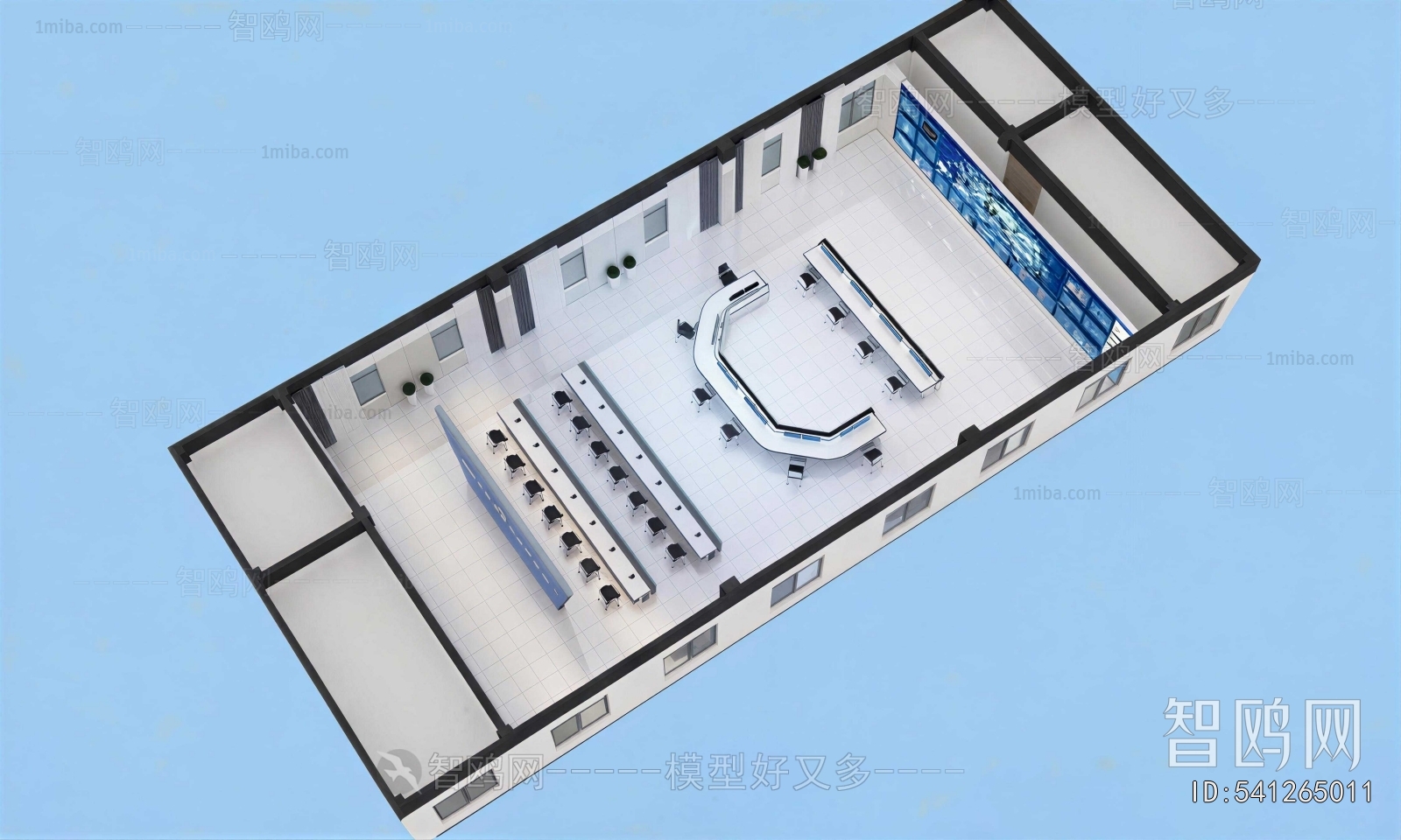 Modern Monitor Room