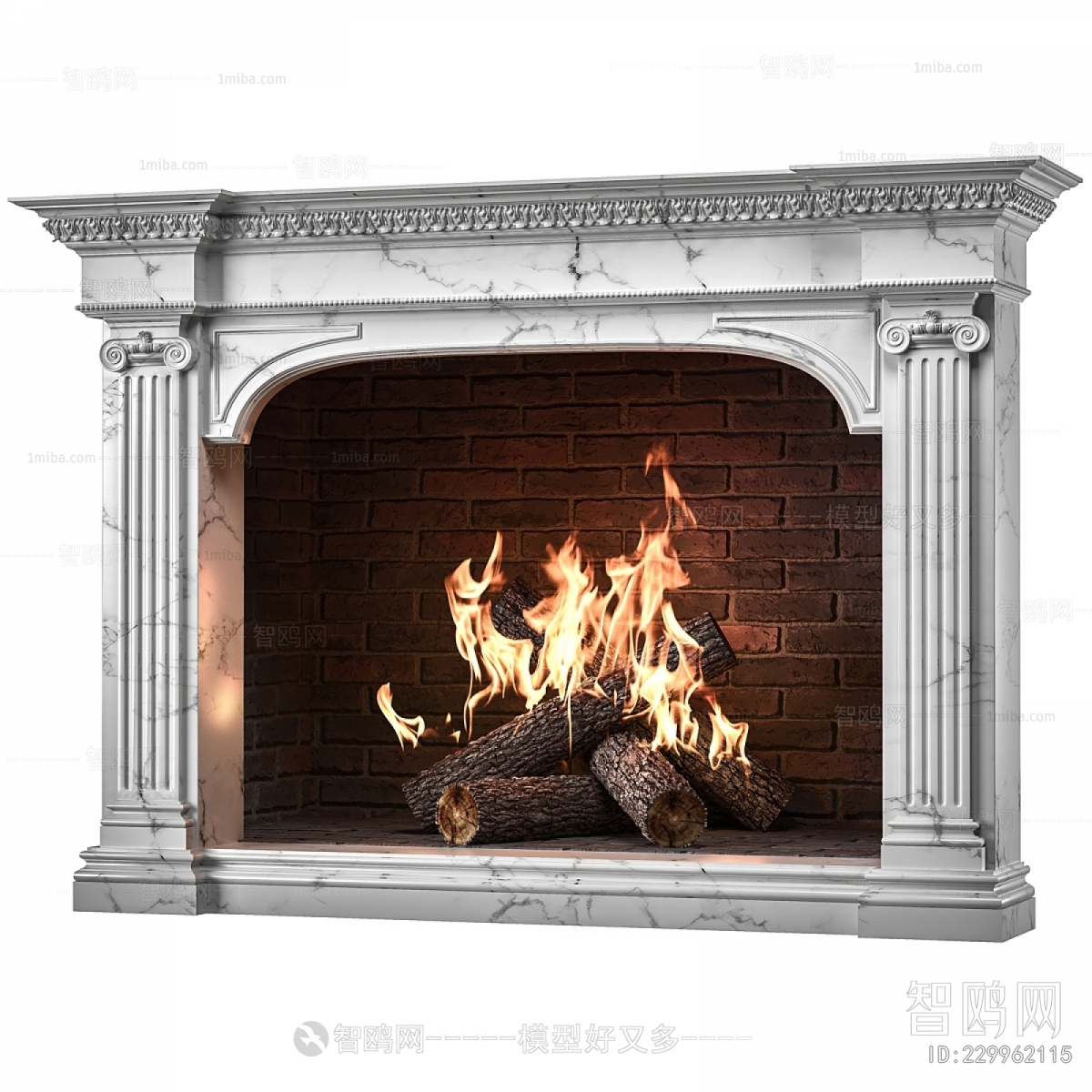 European Style Fireplace