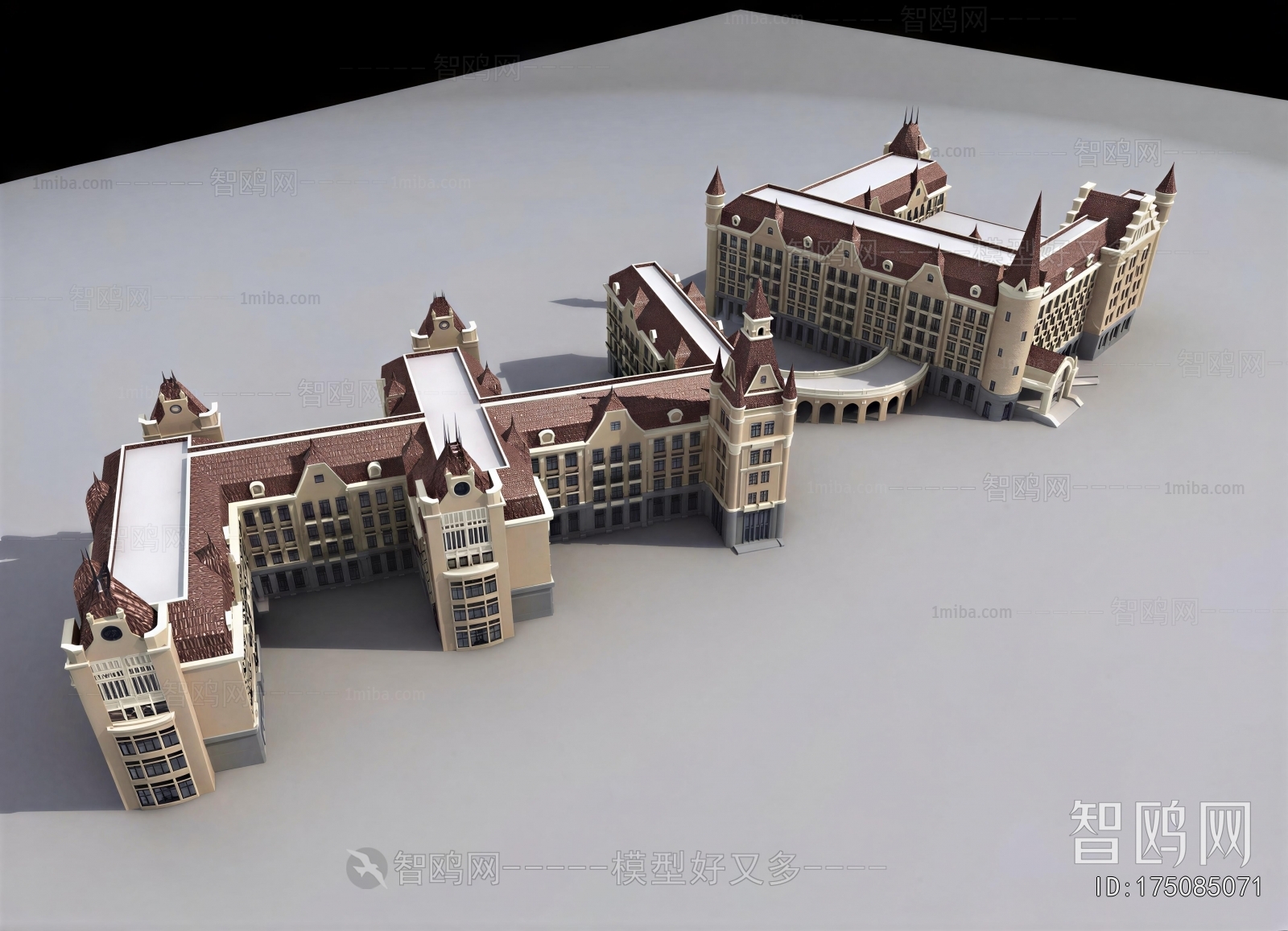 New Chinese Style Building Appearance