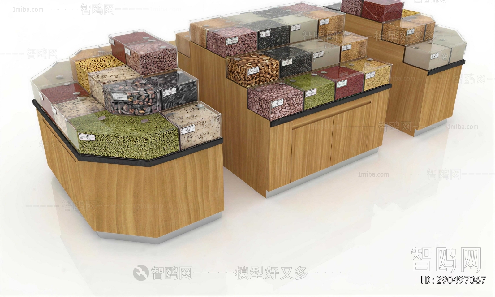 Modern Supermarket Shelf