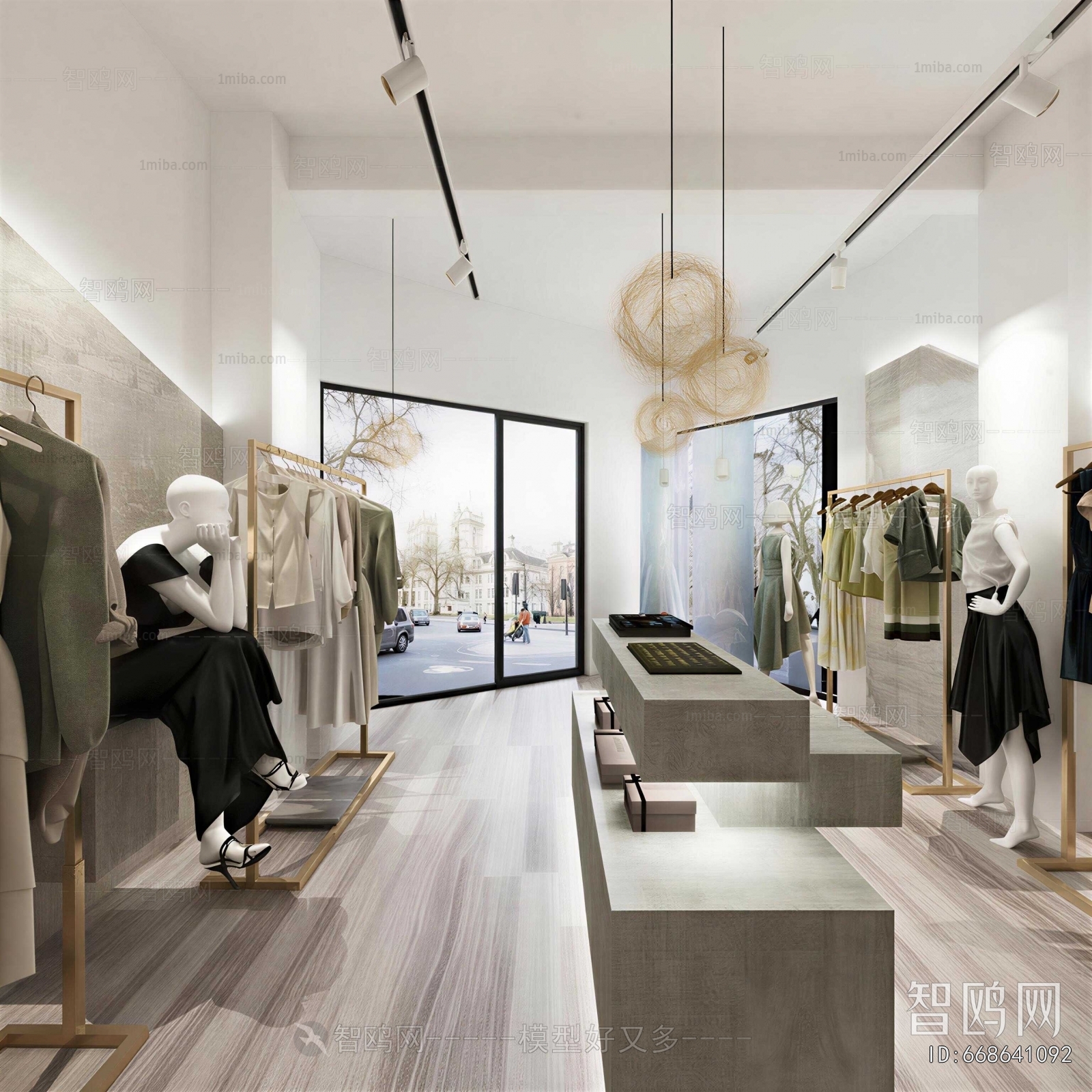 Modern Clothing Store