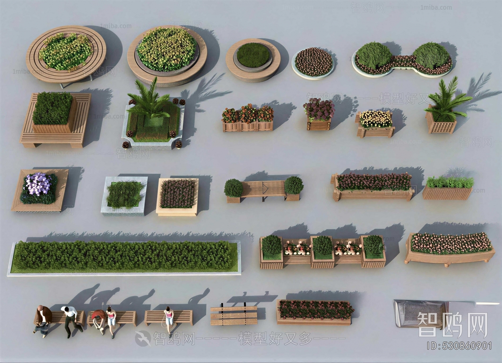 Modern Flower Bed, Flower Bowl, Flower Box