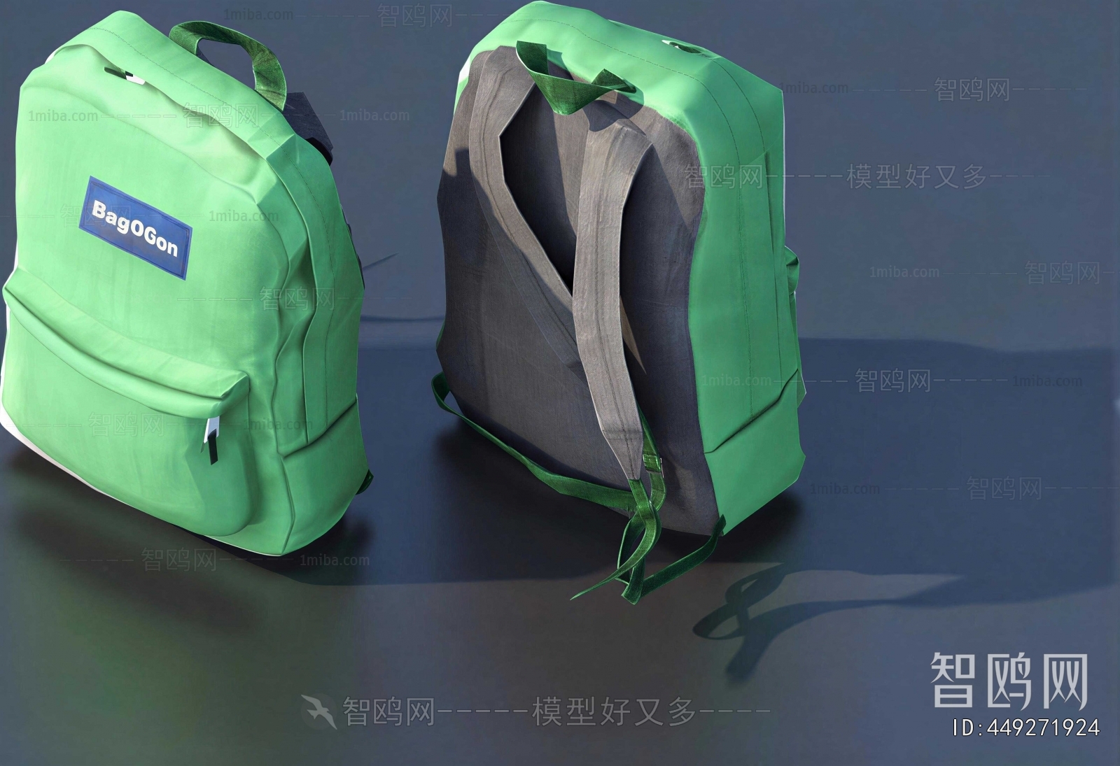 Modern Backpack And Backpack