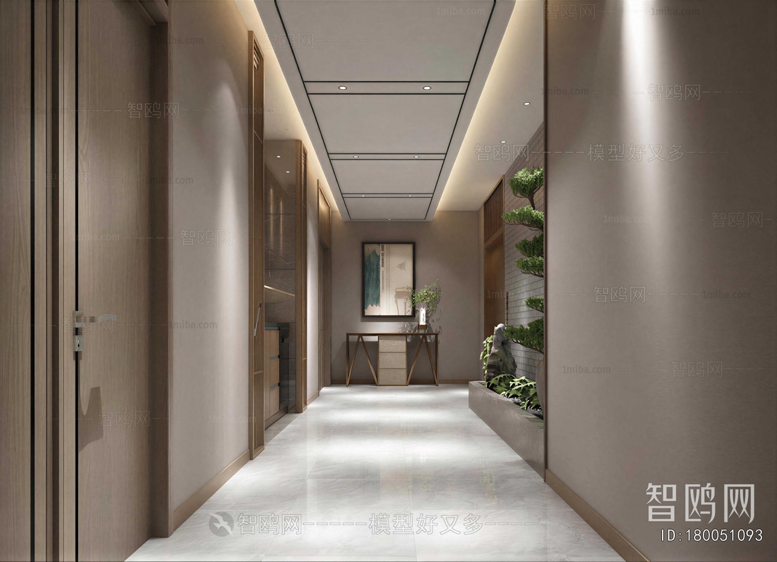 New Chinese Style Hallway