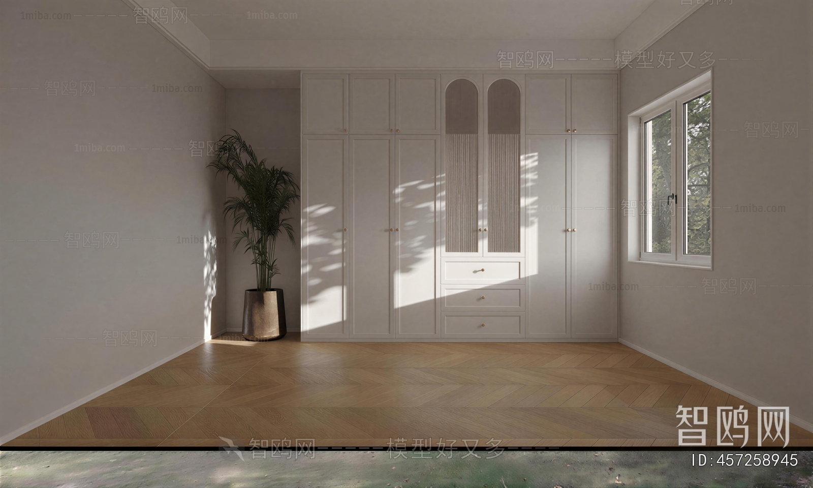 French Style Clothes Storage Area