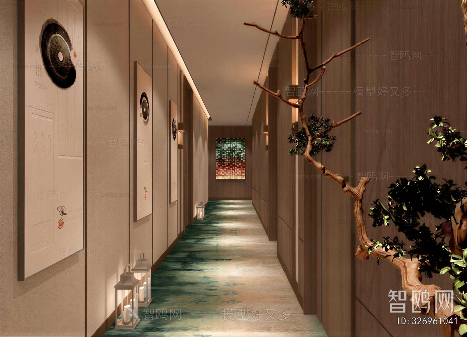 New Chinese Style Corridor