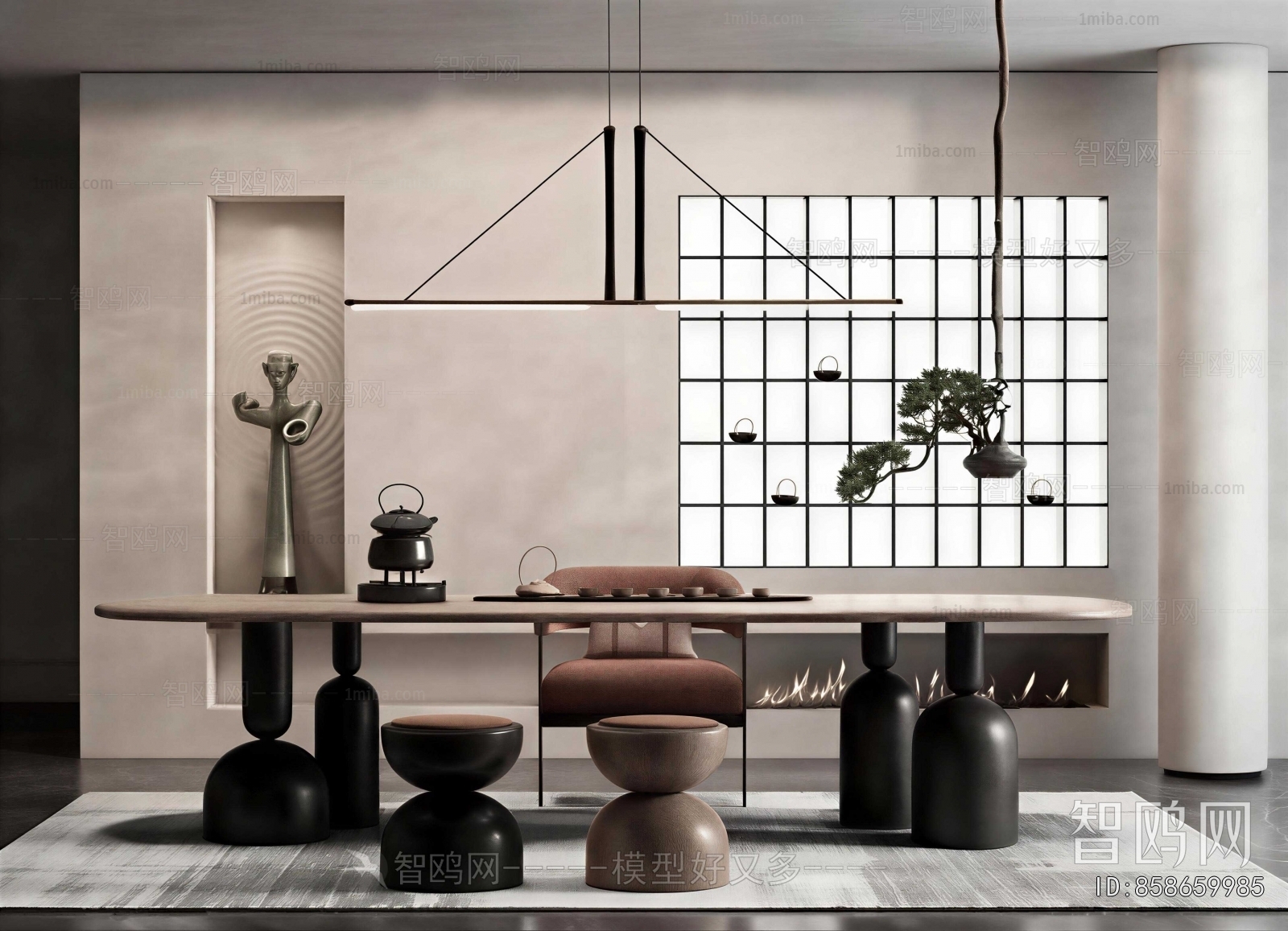 Wabi-sabi Style Tea House