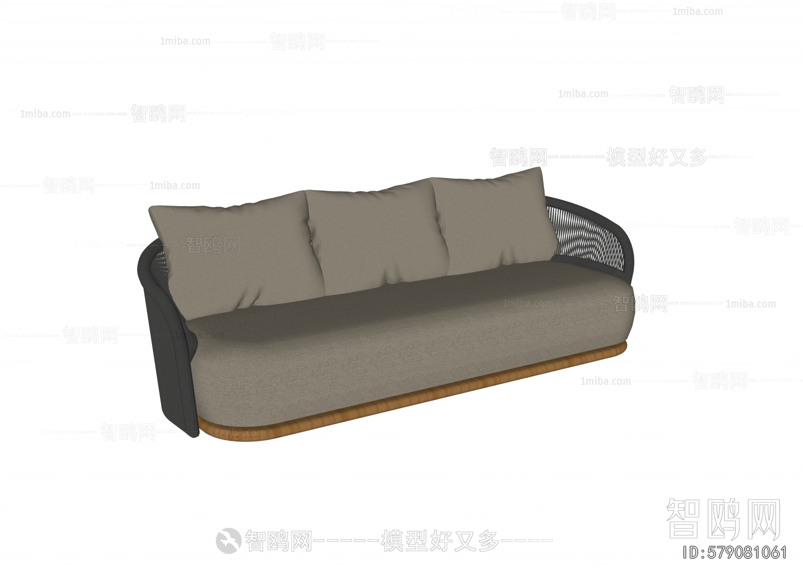 Modern Three-seat Sofa