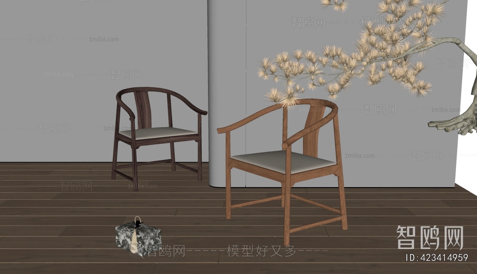 New Chinese Style Lounge Chair