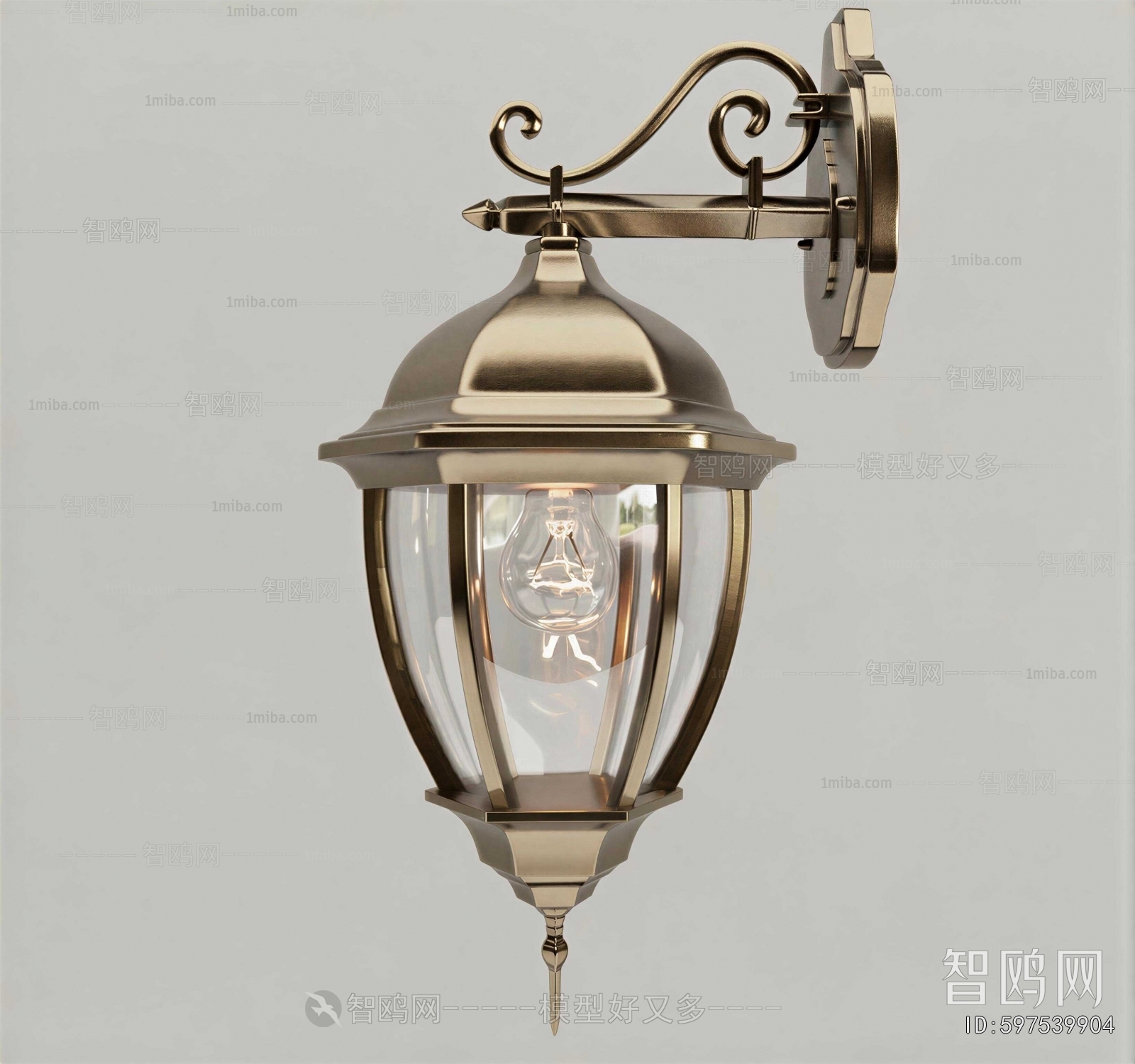 Simple European Style Wall Lamp