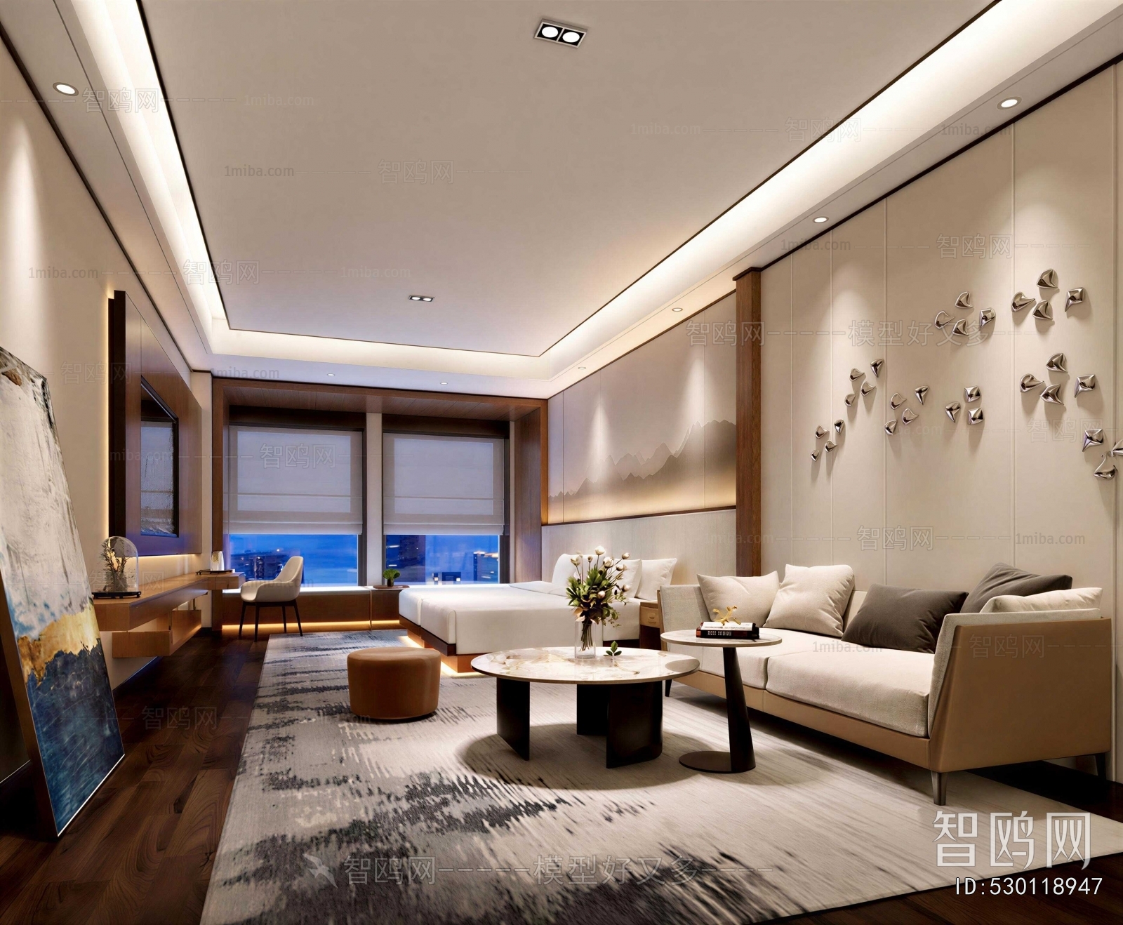 New Chinese Style Guest Room