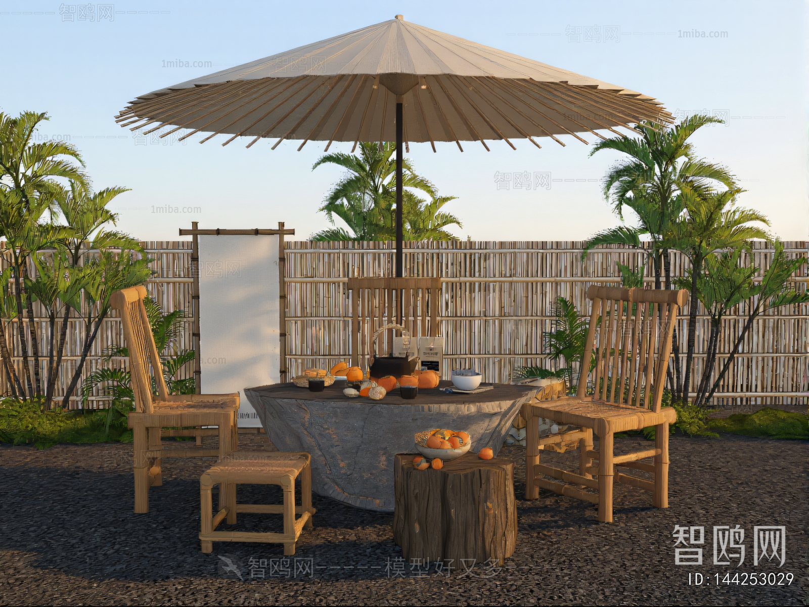 New Chinese Style Outdoor Tables And Chairs