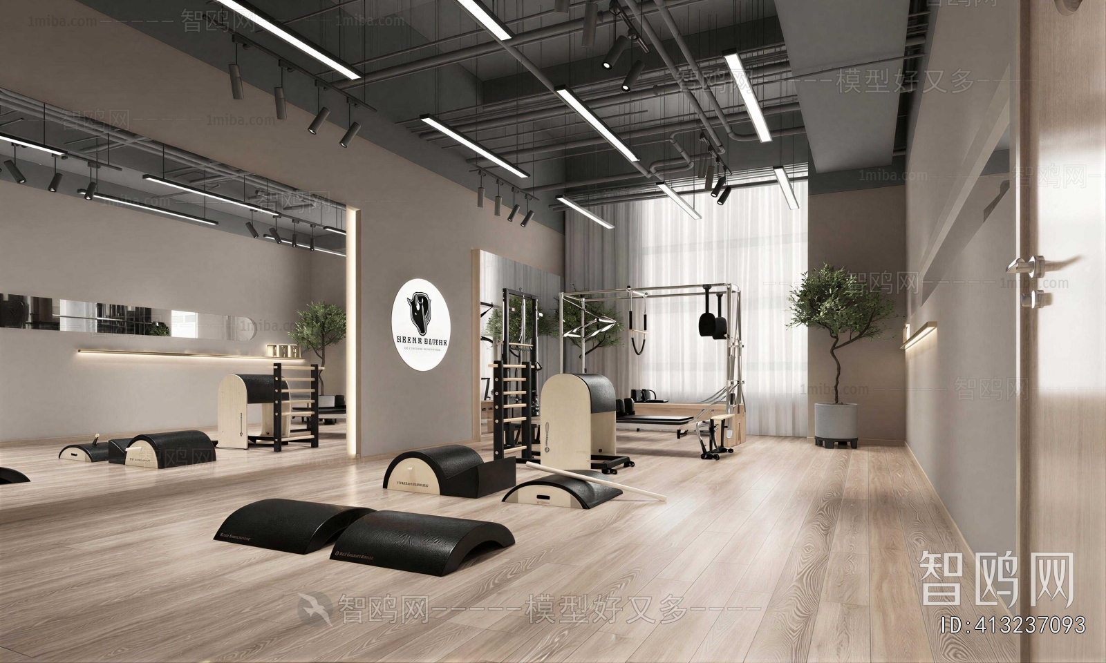 Modern Yoga Room