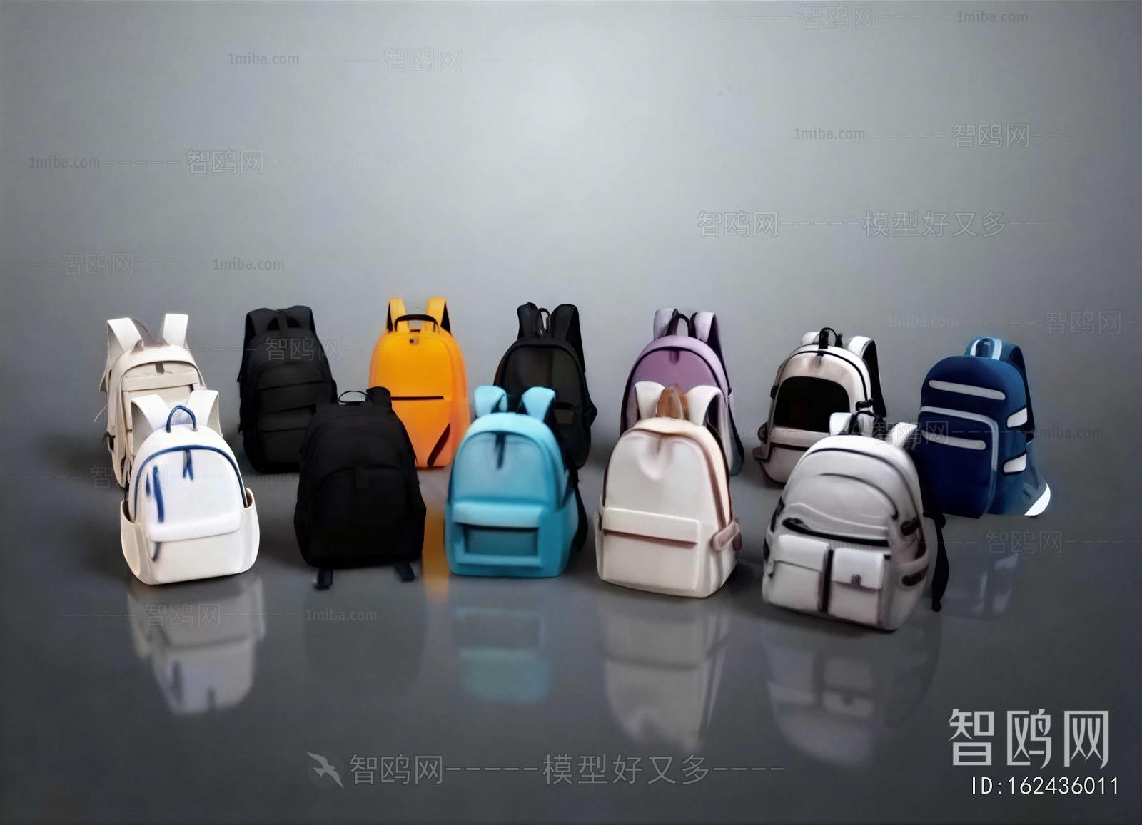 Modern Backpack And Backpack